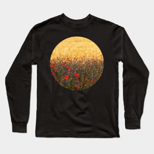 Poppies, Wheat and Cornflowers Long Sleeve T-Shirt